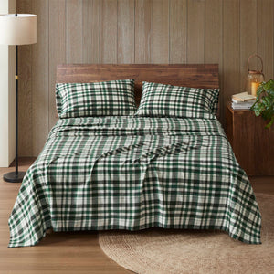 Flannel - King 100% Flannel Printed Sheet Set - Finton