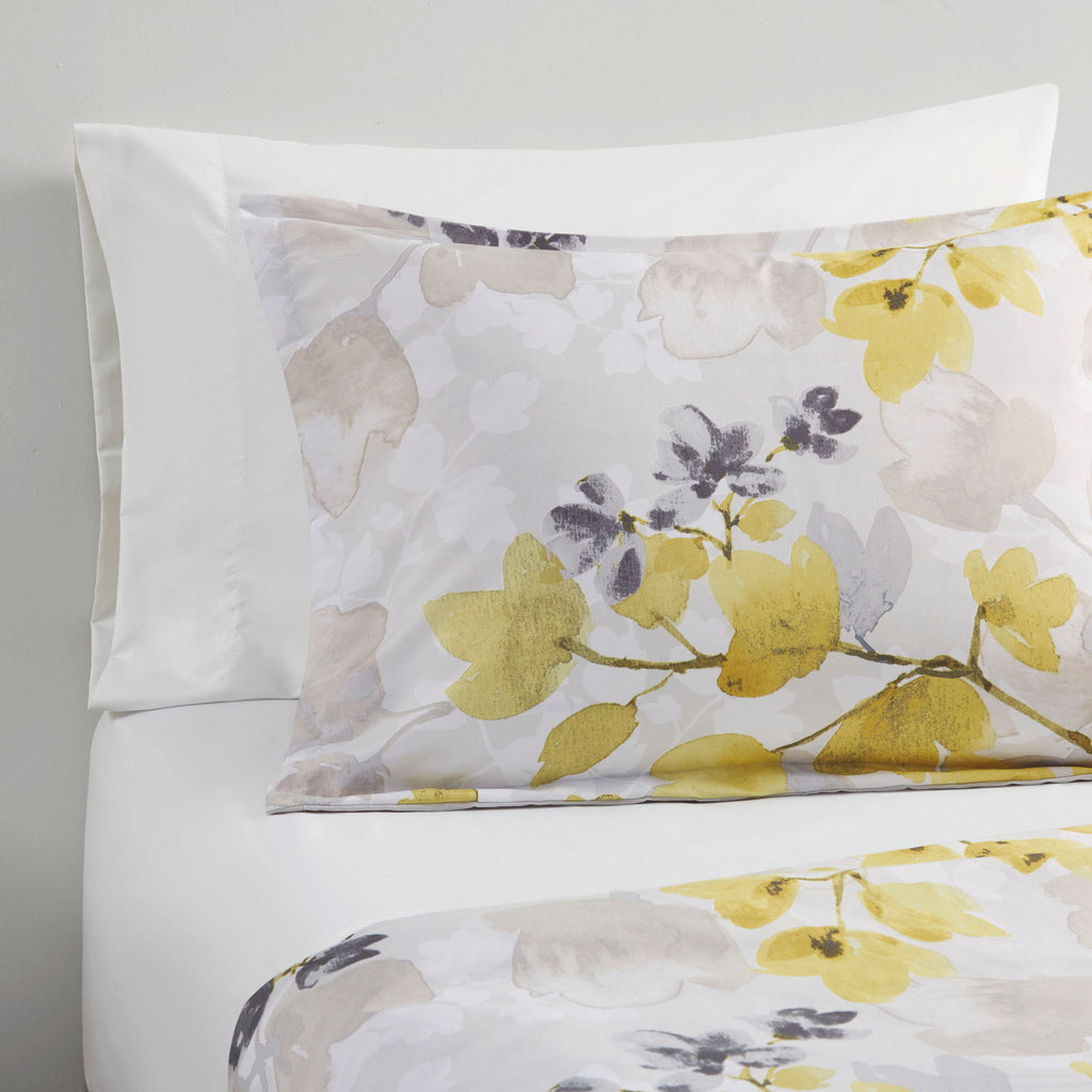 Alexis - Twin Comforter Set With Bed Sheets - Yellow
