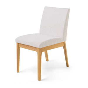 Contemporary Dining Chair SetWith Upholstered Fabric
