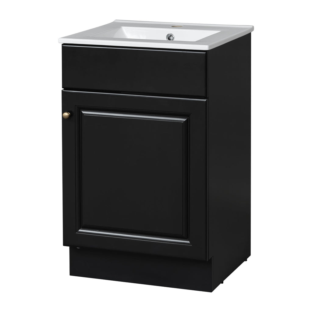 Bathroom Vanity With Sink, Cabinet With Adjustable Shelf