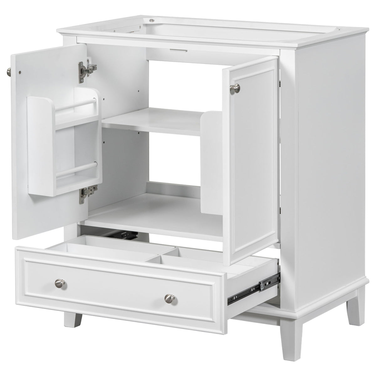 Modern Bathroom Vanity Base Only With Doors And Drawer