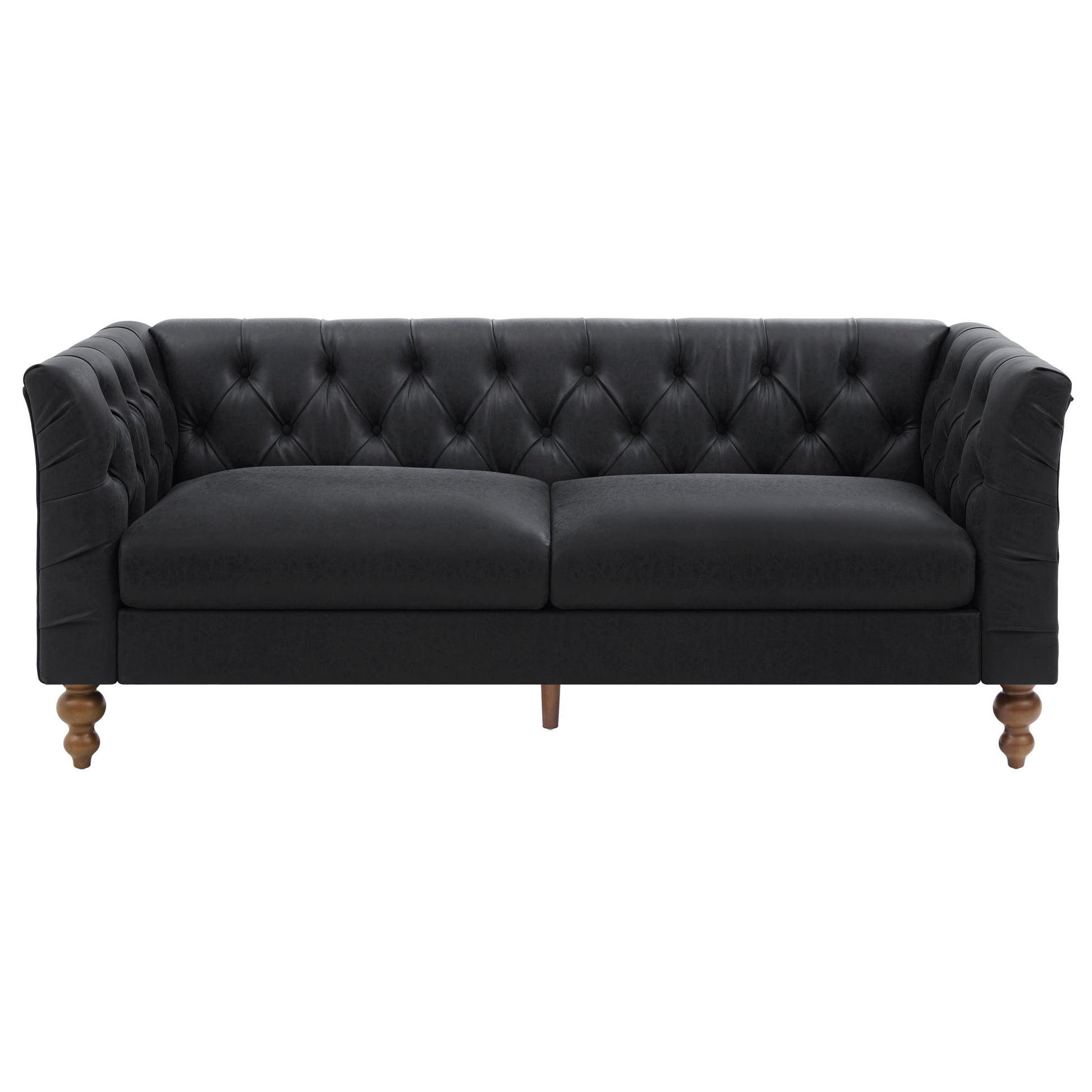Chesterfield Sofa With Flared Arms For Living Room
