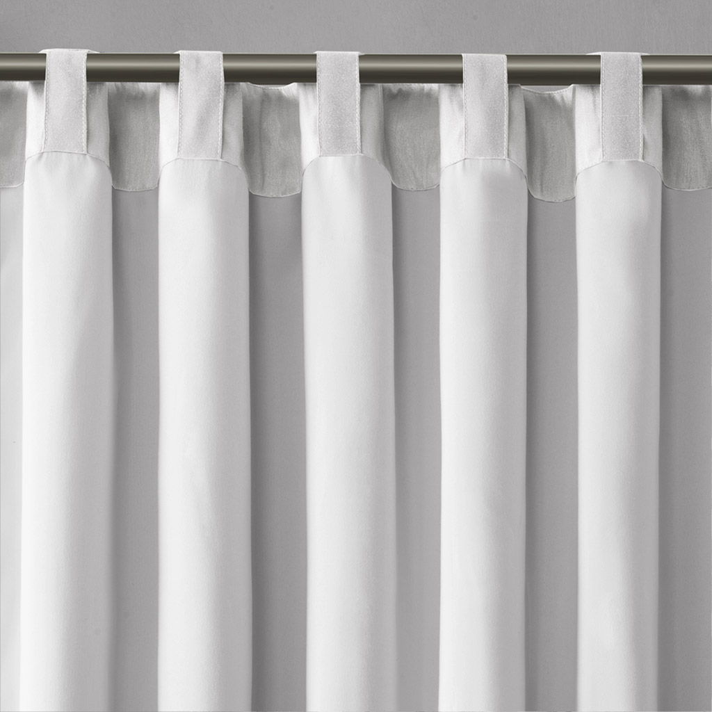 Andora - Embroidered Window Valance - White