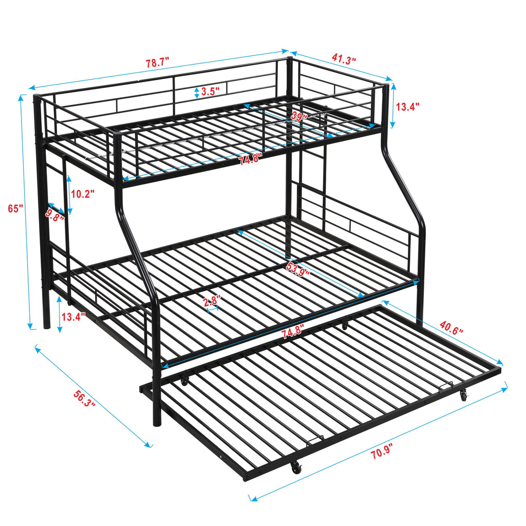 Modern Metal Bunk Bed