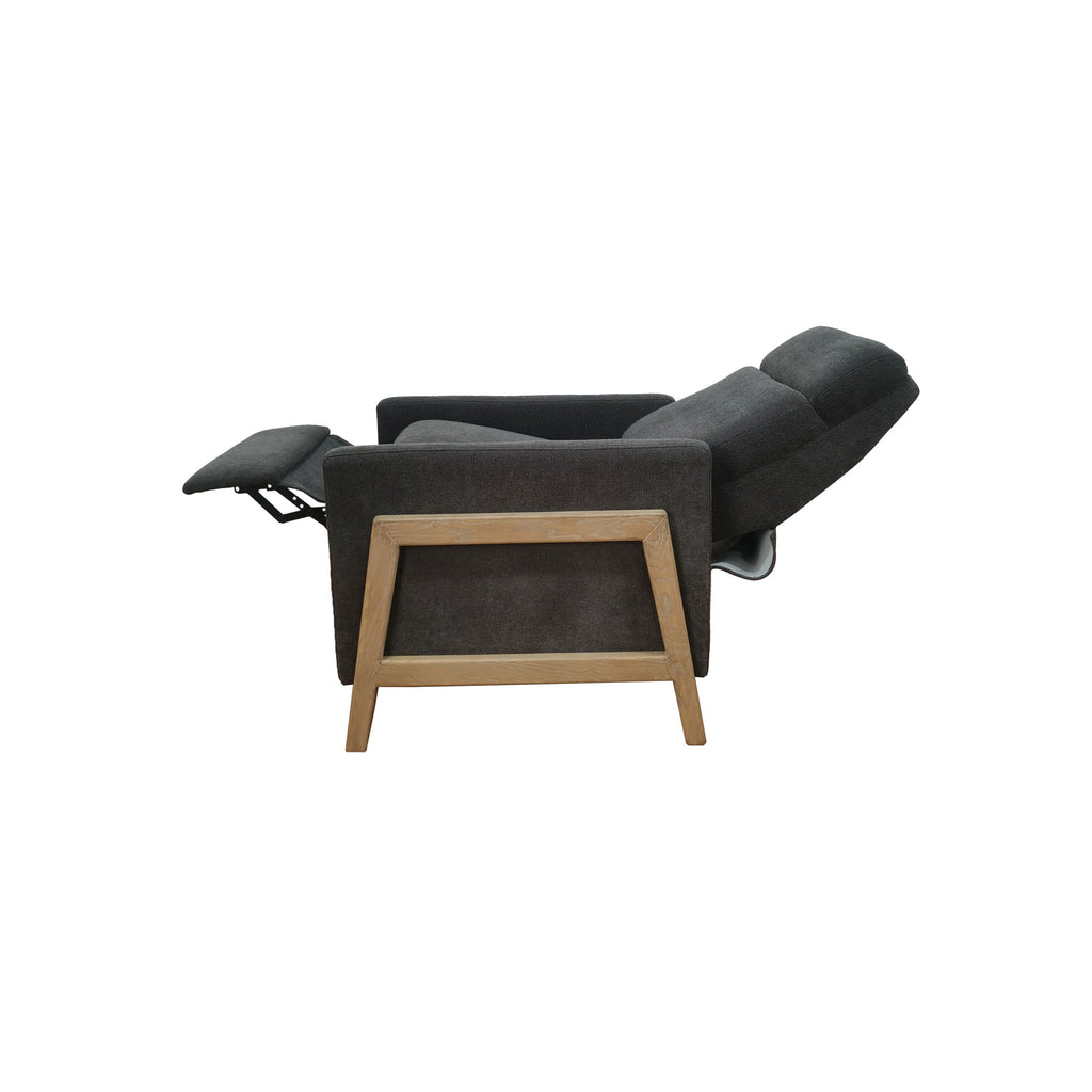 Luna - Recliner With Frame - Gray