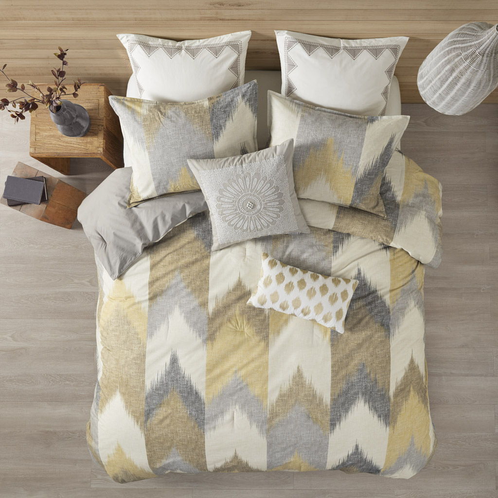 Alpine - 3 Piece Comforter Mini Set - Yellow