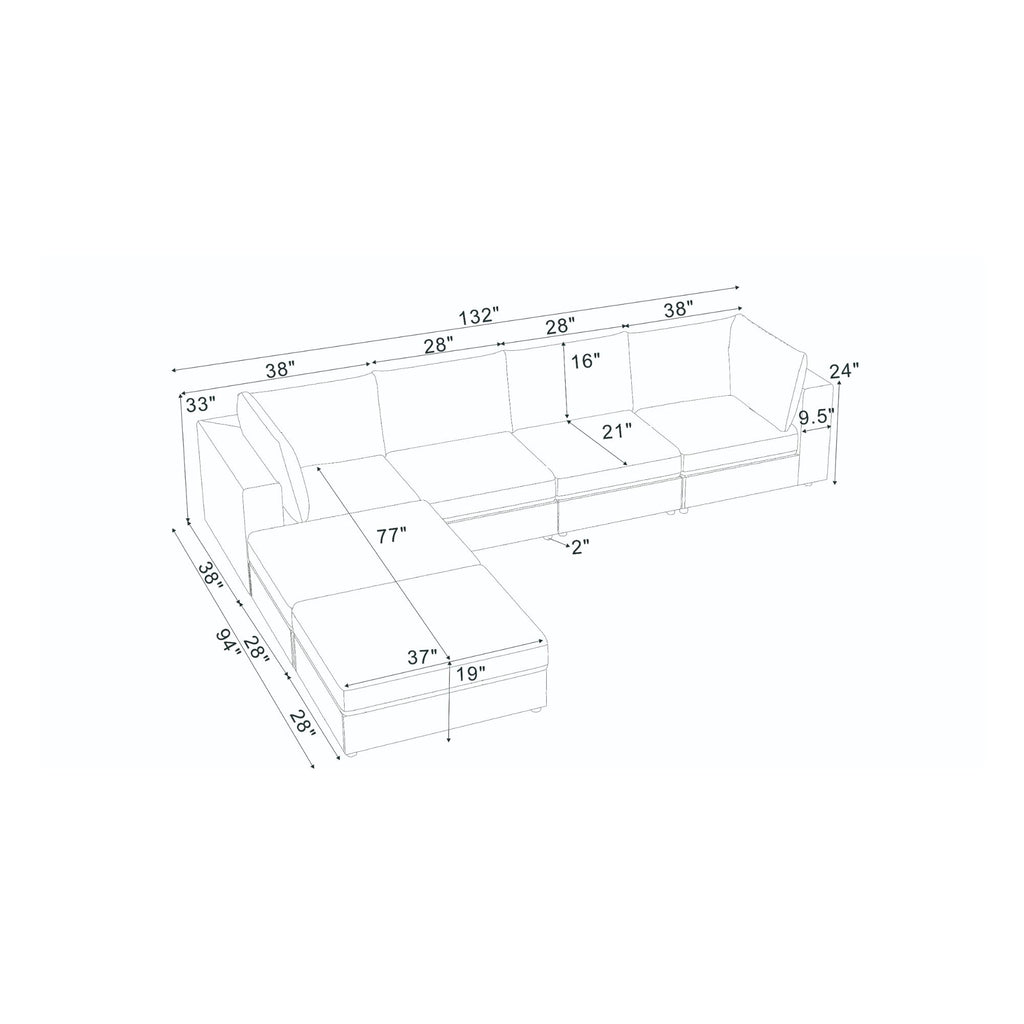 Reversible Modular Sectional