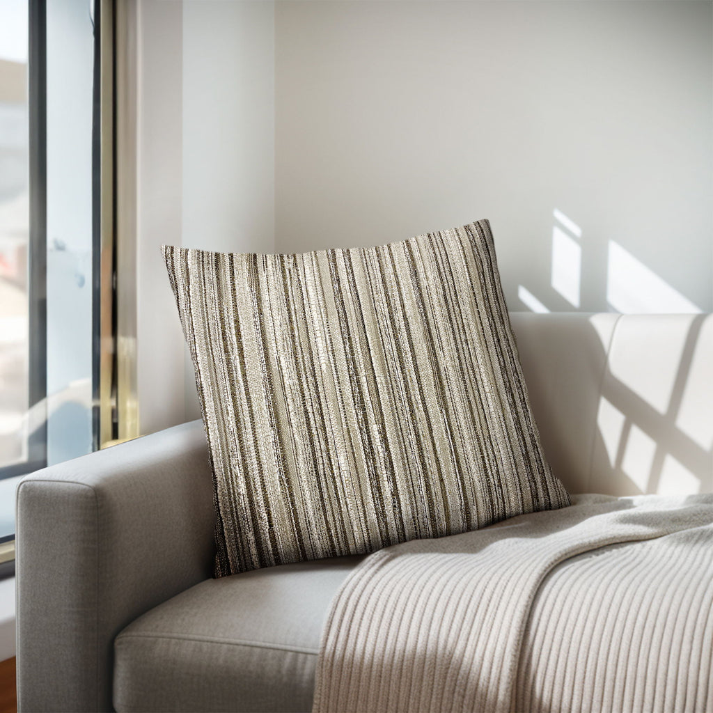 Monte - Square Stripe Pillow - Stripe / Multi