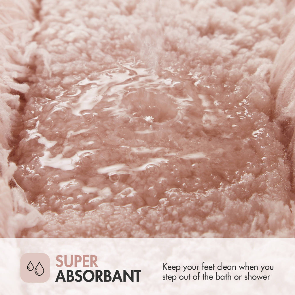 Tufted Pearl Channel - 17" x 24" Rug - Blush
