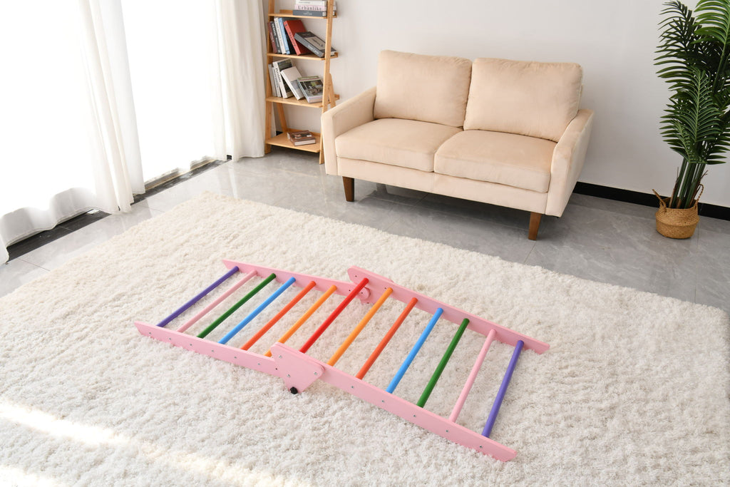 Gardenia - Pikler Triangle Set, Montessori Toddler Climbing Toys, 2 Piece