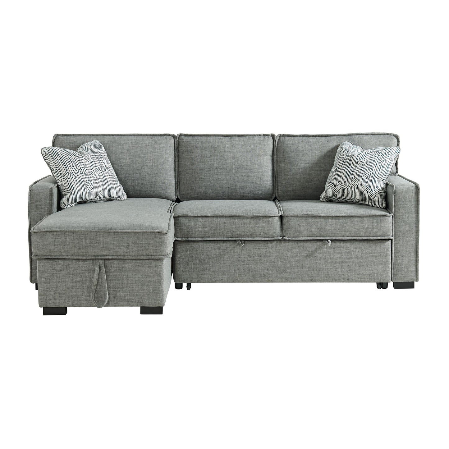 Caracas - Sectional Sleeper Chofa With Pull Bed, Drop Table & USB