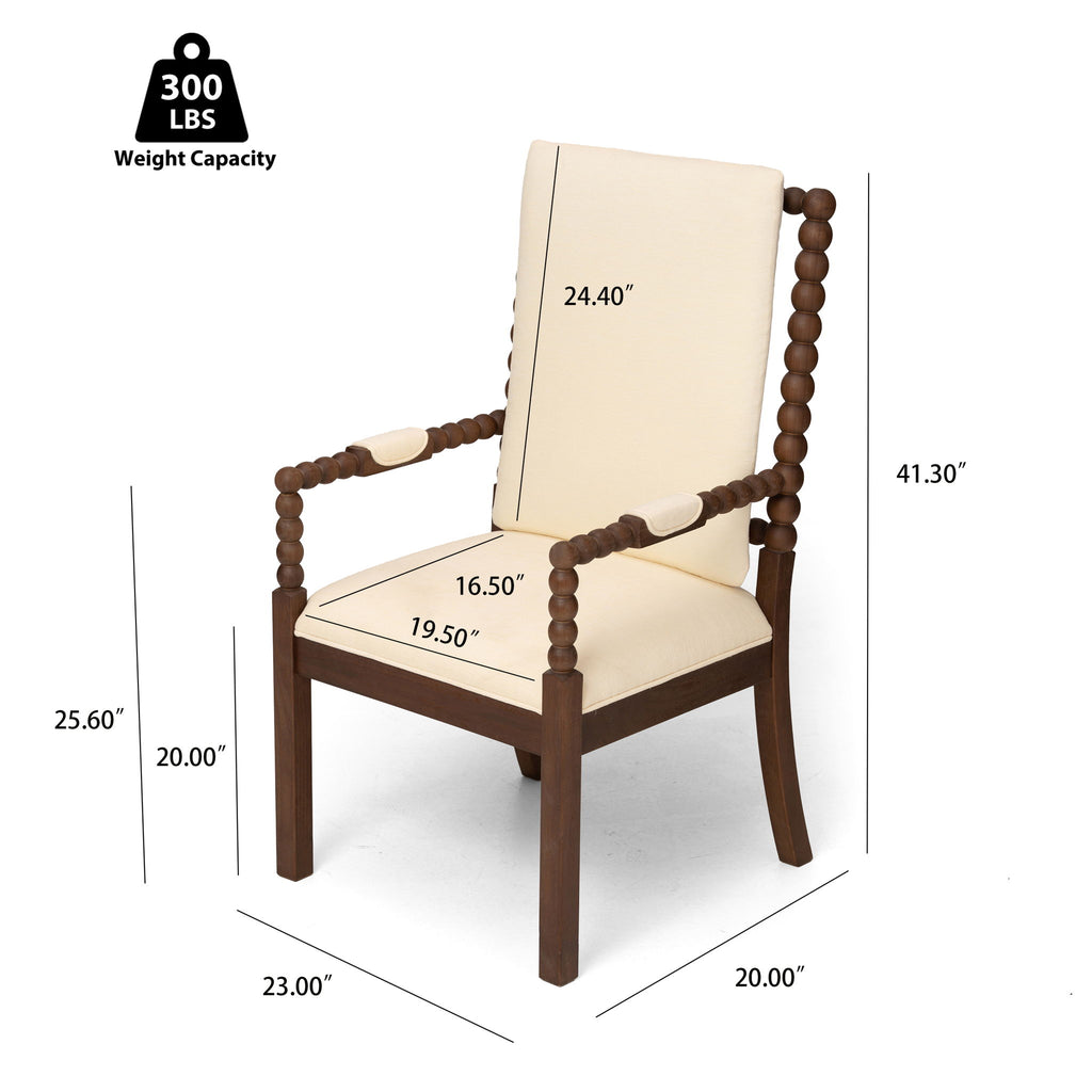Dining Chairs With Ergonomic Design (Set of 2)