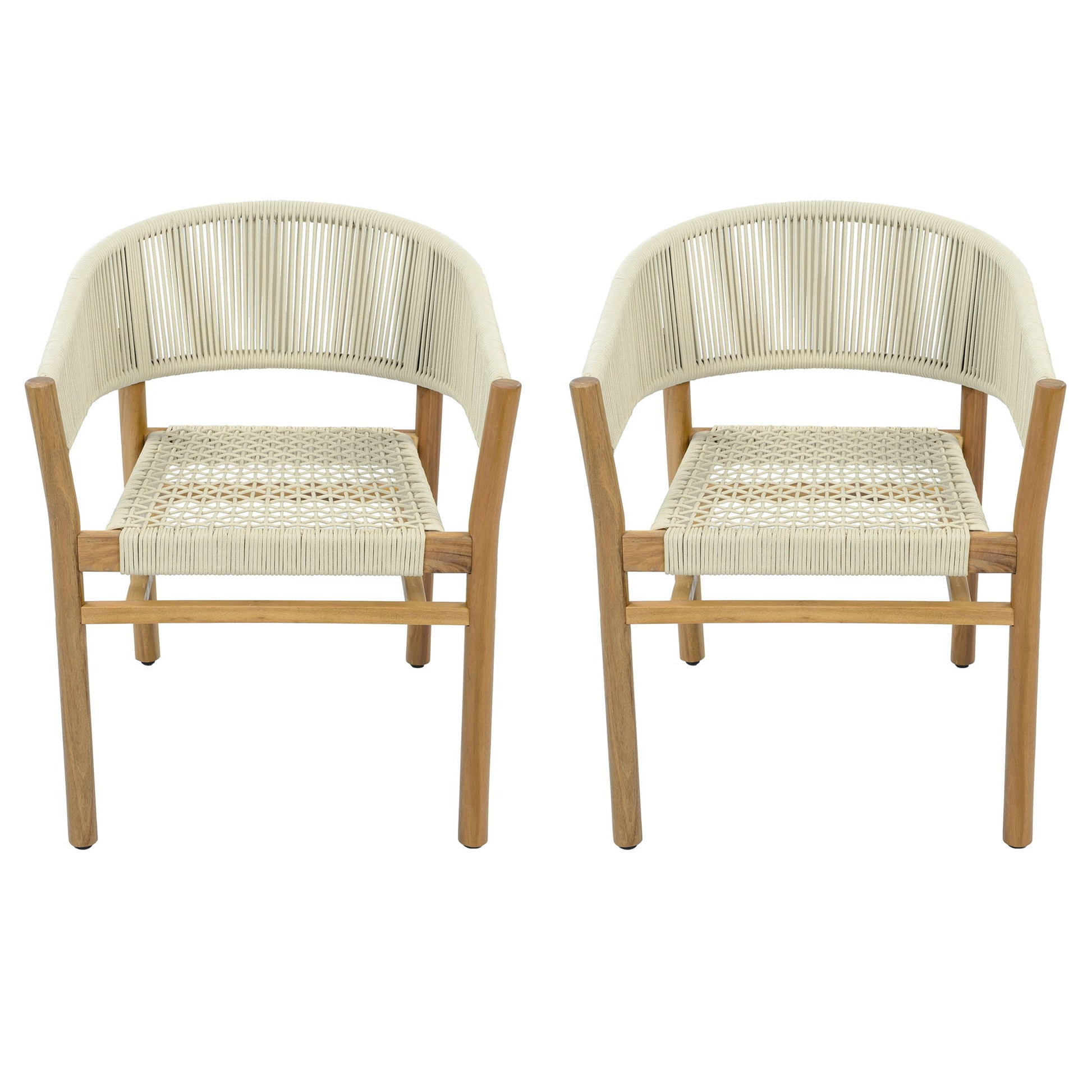 Elegant Outdoor Accent Chair (Set of 2)