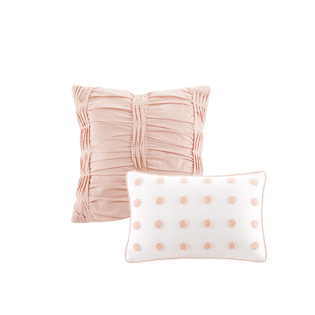 Brooklyn - King Comforter Set - Pink