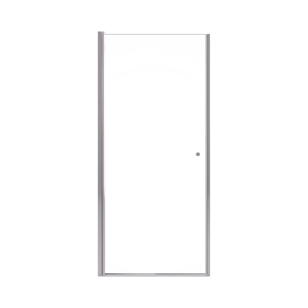Semi Frameless Circular Pivot Shower Door With 1 / 4" Sgcc Tempered Glass