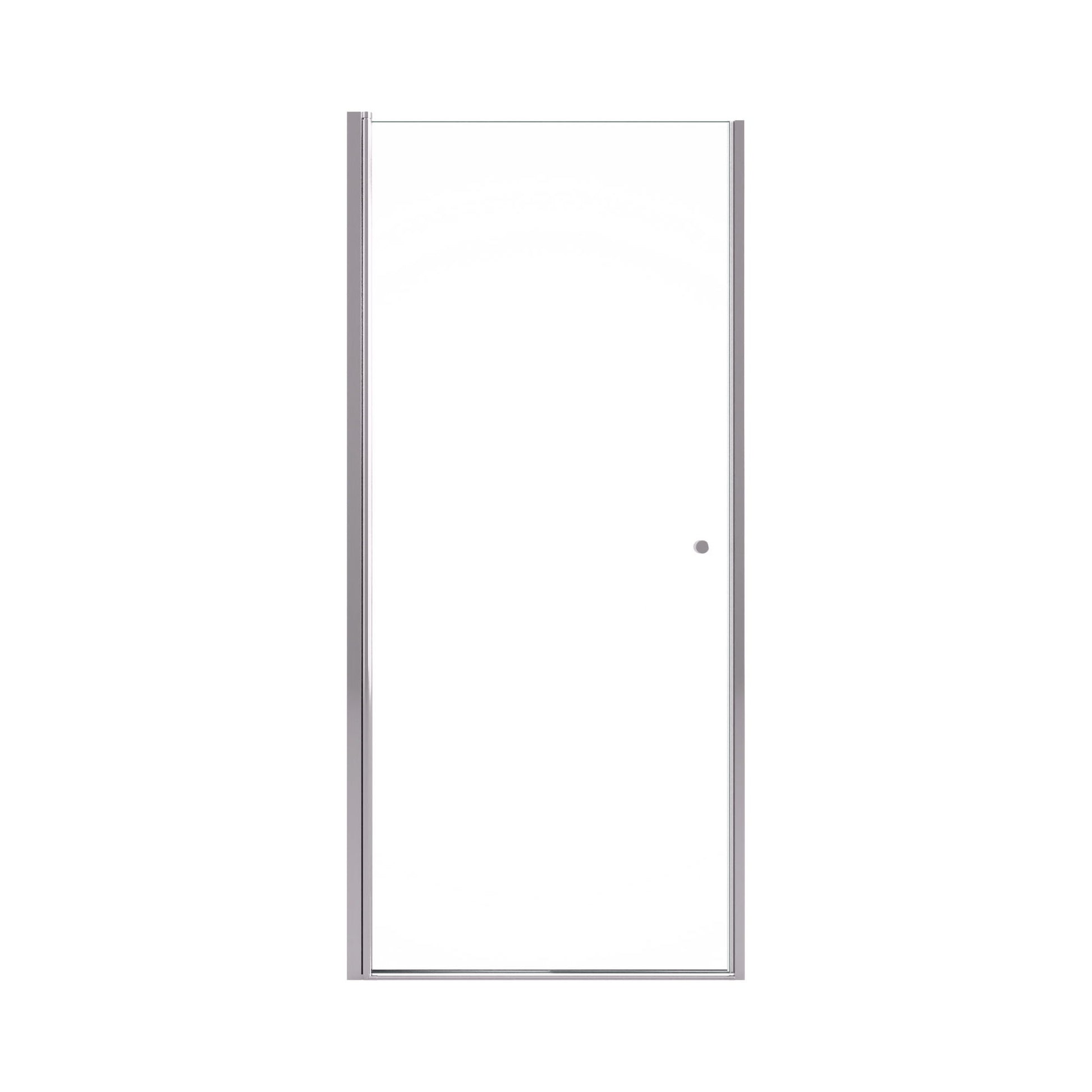 Semi Frameless Circular Pivot Shower Door With 1 / 4" Sgcc Tempered Glass