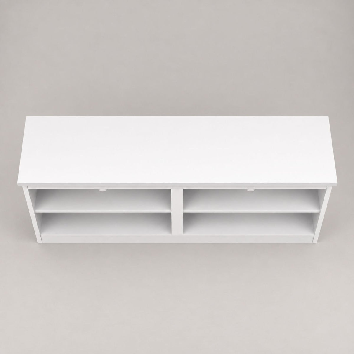 TV Stand For TVs Up To 50" With Open Shelves And Cable Management