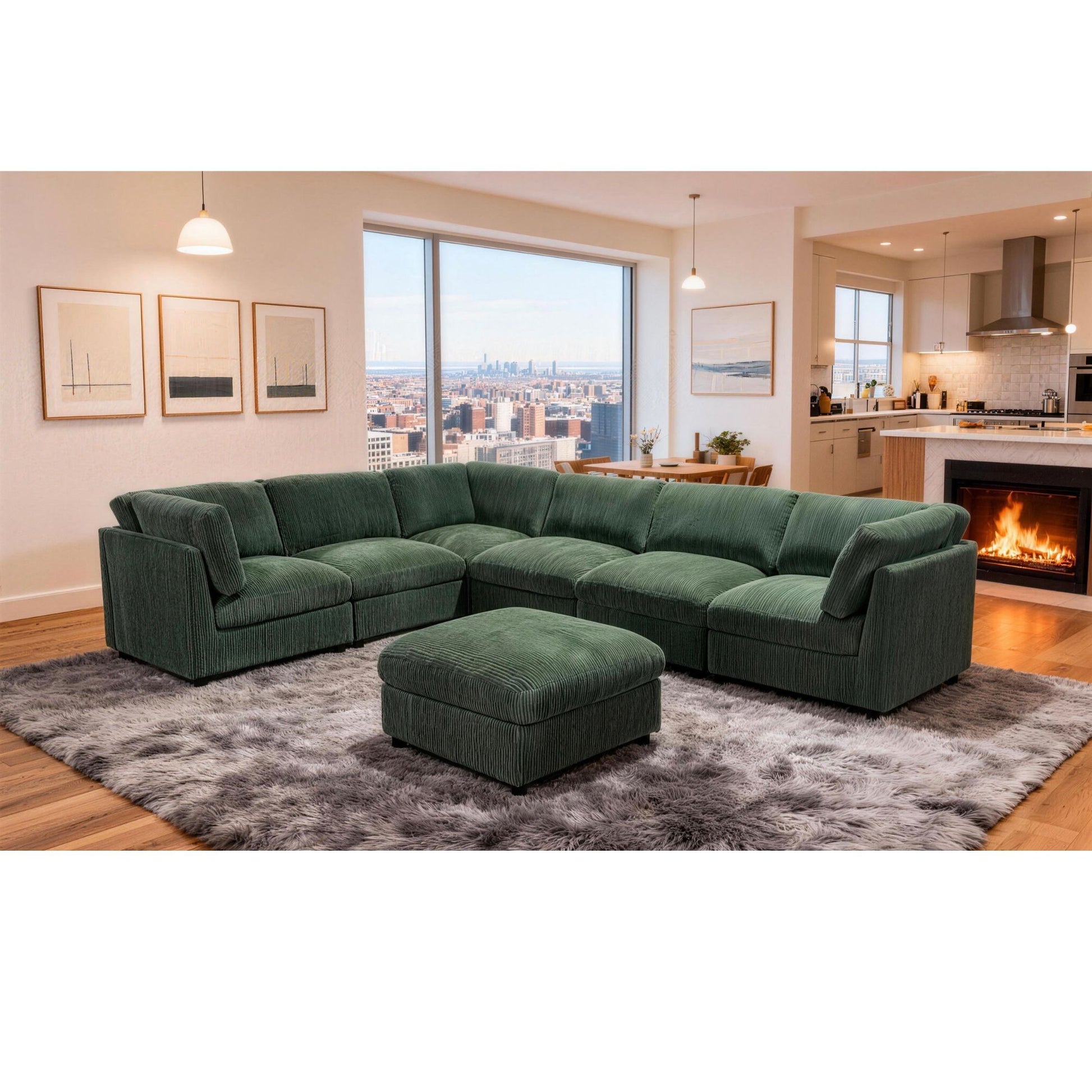 Modular Sectional With Custom Configuration
