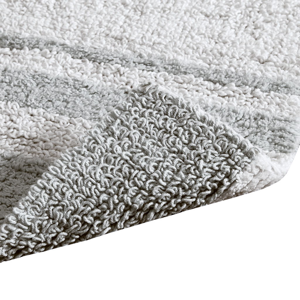 Spa - 20" x 30" Reversible Bath Rug - Gray