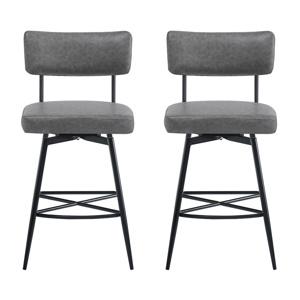 Retro Swivel Counter Stools (Set of 2)
