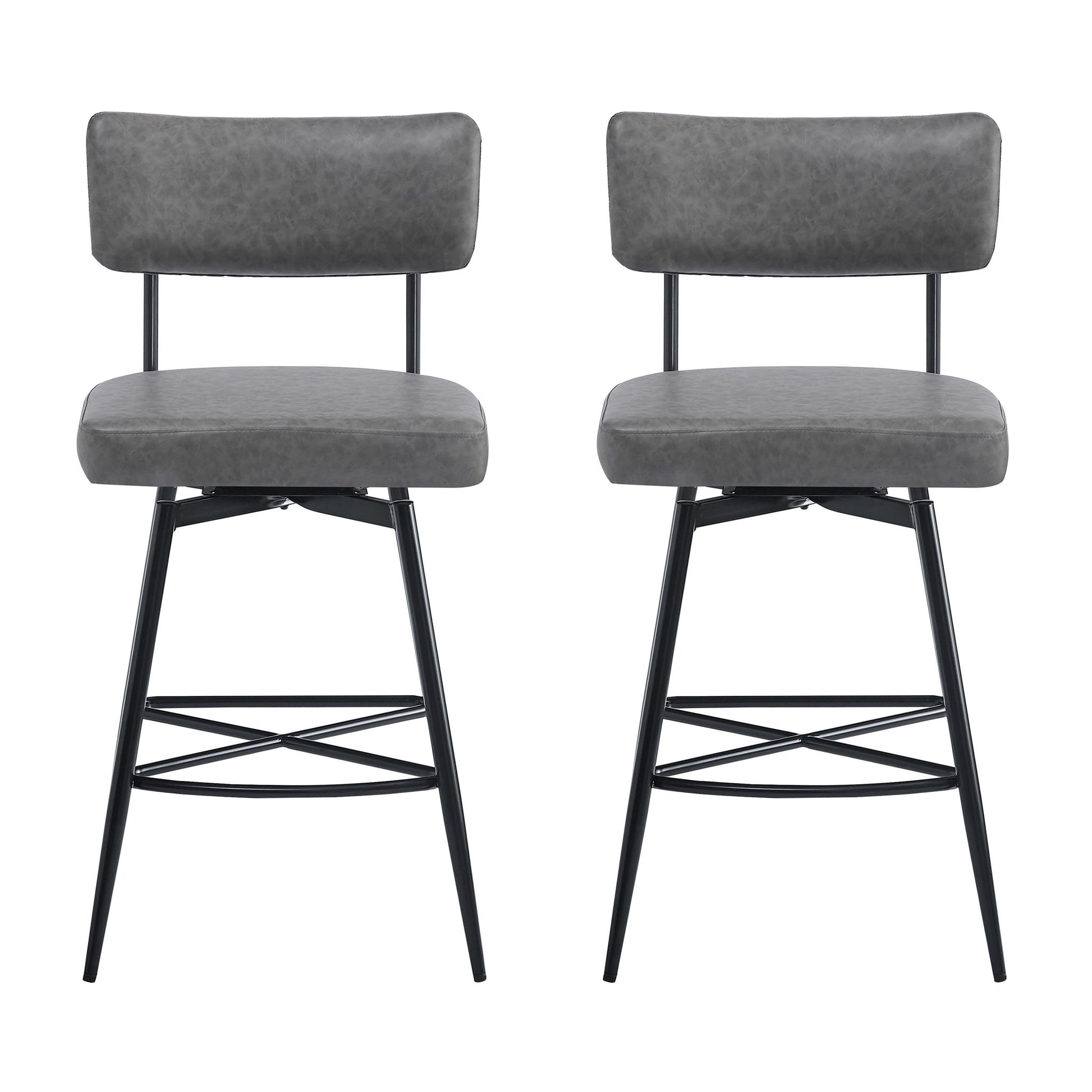 Retro Swivel Counter Stools (Set of 2)