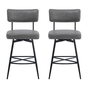 Retro Swivel Counter Stools (Set of 2)