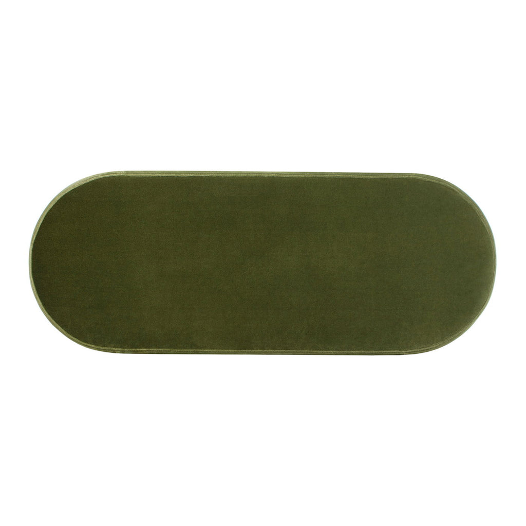 Fuji - Upholstered Oval Storage Bench