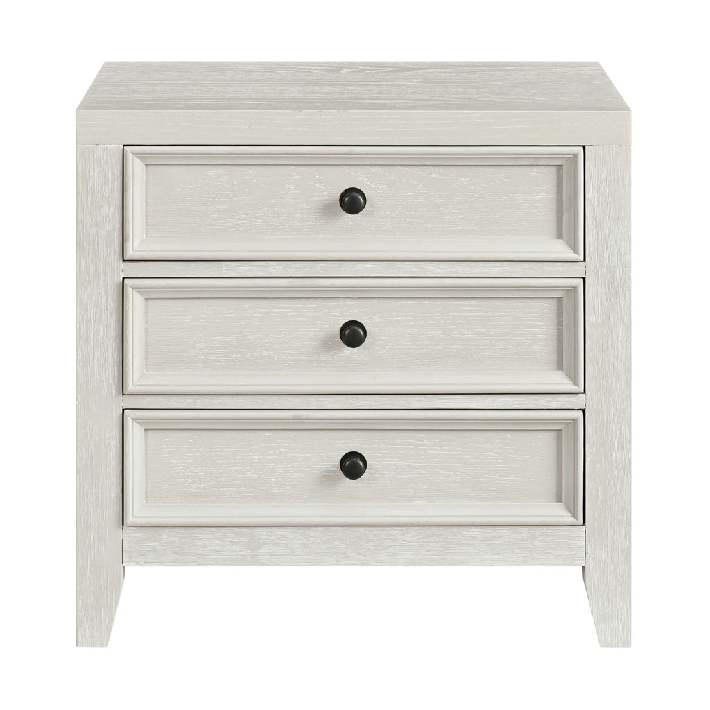 3 Drawer Nightstand With USB Charging Port