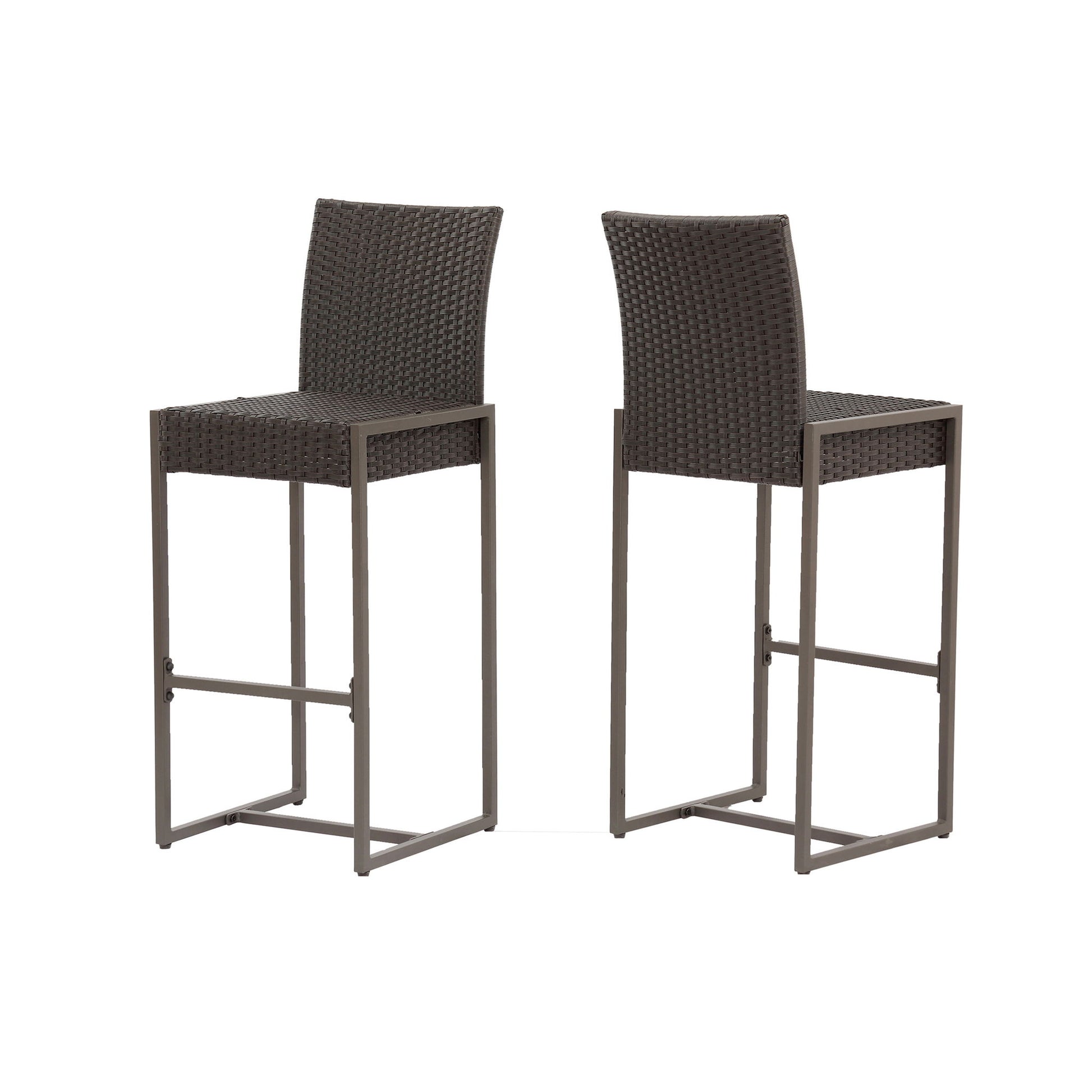 Outdoor Barstool With Hand Crafted Details (Set of 2)