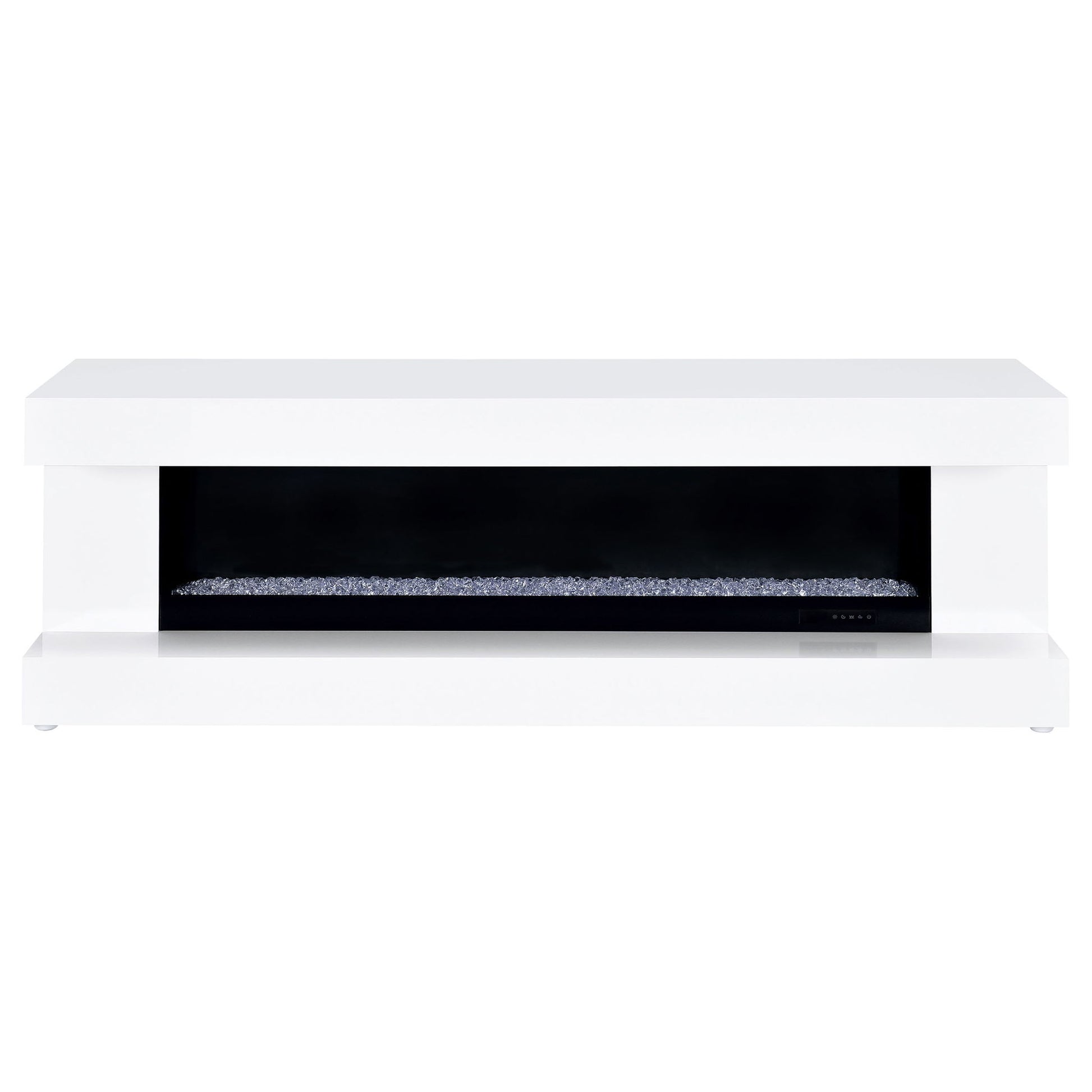 TV Stand Fireplace Console With Bluetooth Speaker