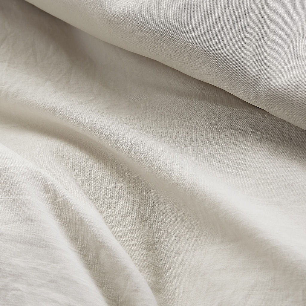 Porter - Full Soft Washed Pleated Comforter Set - Neutral
