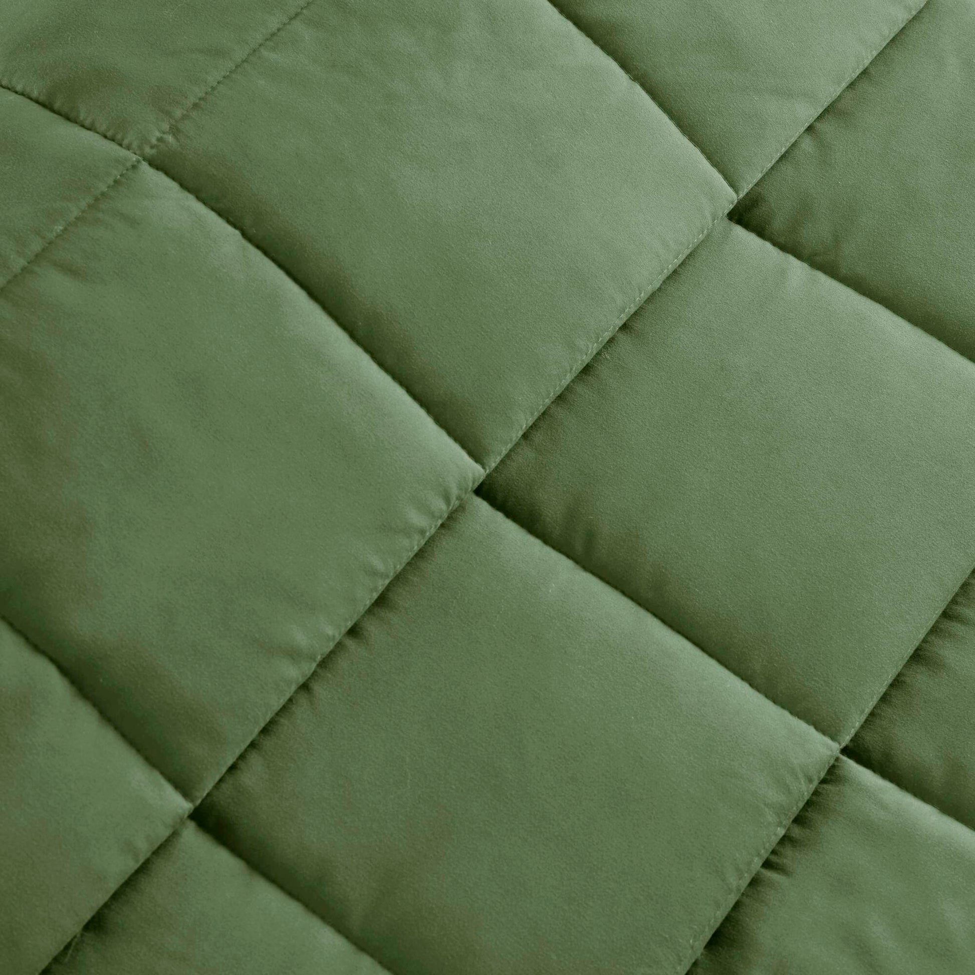 Windom - Full/Queen Lightweight Down Alternative Blanket With Satin Trim - Green