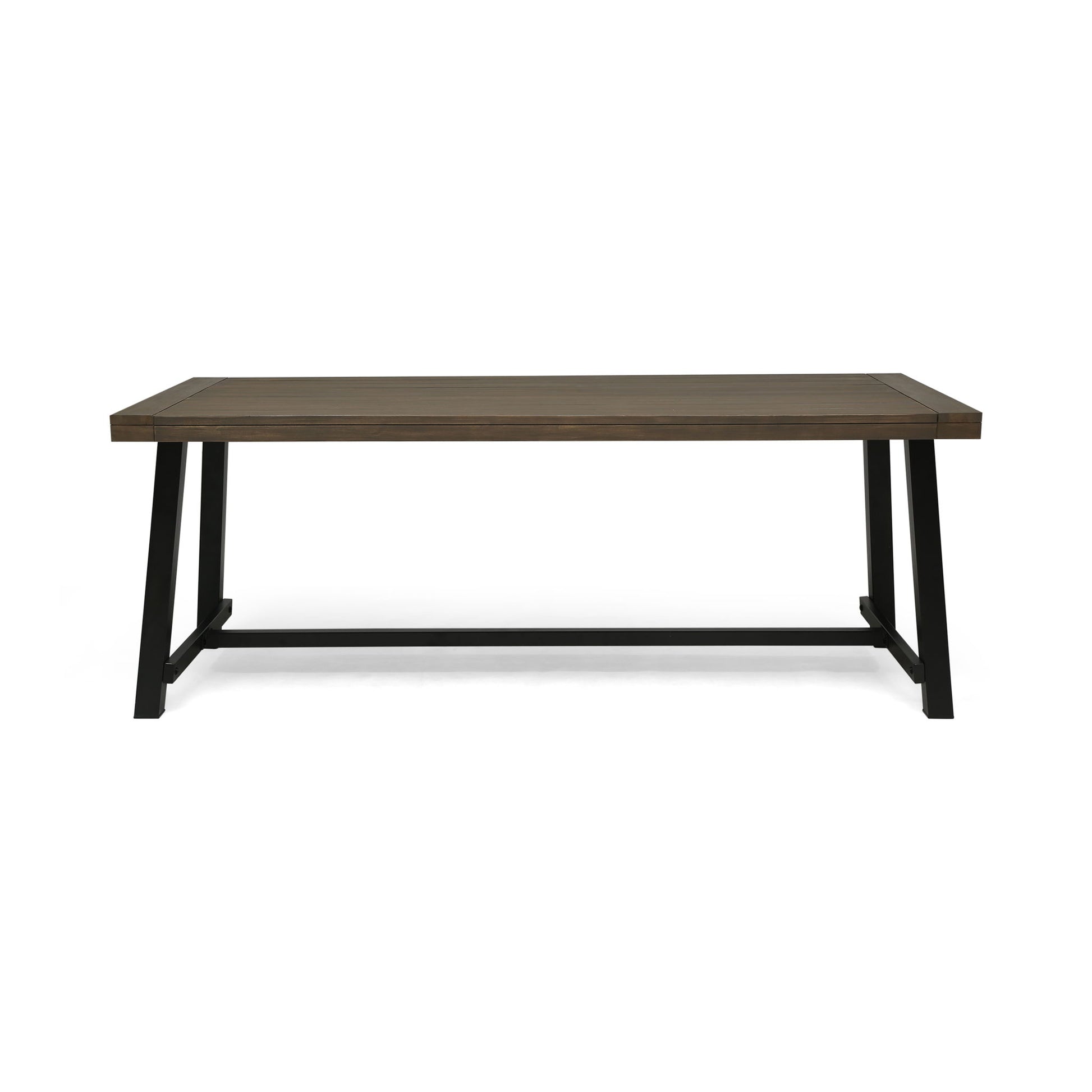 Outdoor Dining Table - Gray / Rustic Metal
