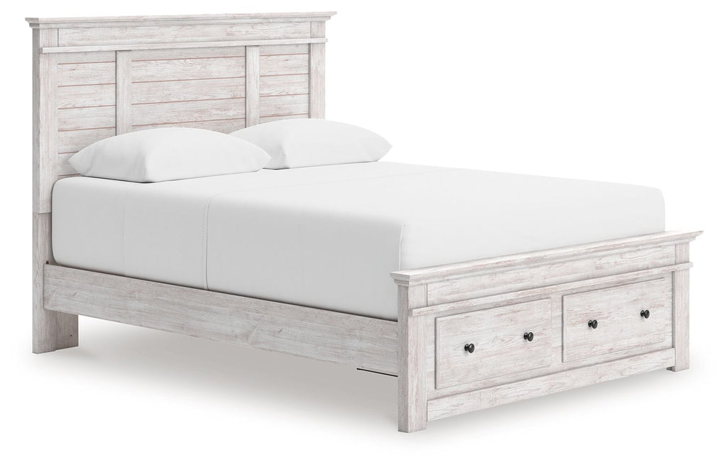 Makidern - Panel Storage Bed