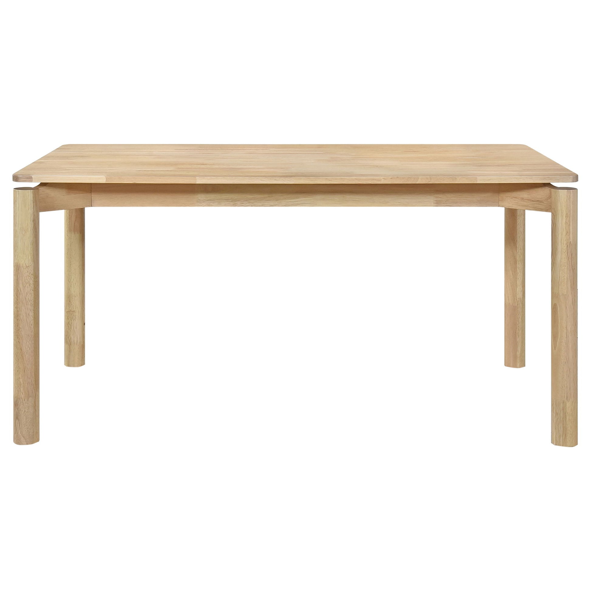 Svenstra - Rectangular Dining Table Set With Armless Side Chairs, Wood, Natural Walnut, 59 X 35.5 X 30 Inches