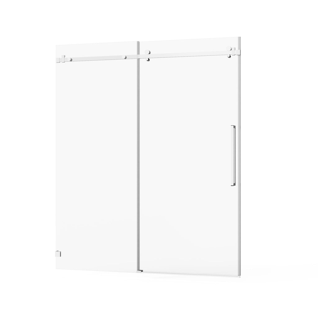 Frameless Tub Sliding Shower Door With Easy Clean Coating