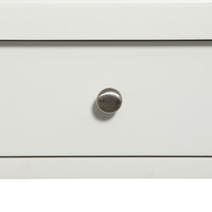 Madison - Nightstand With Open Shelf And Drawer And Decorative Side Panels