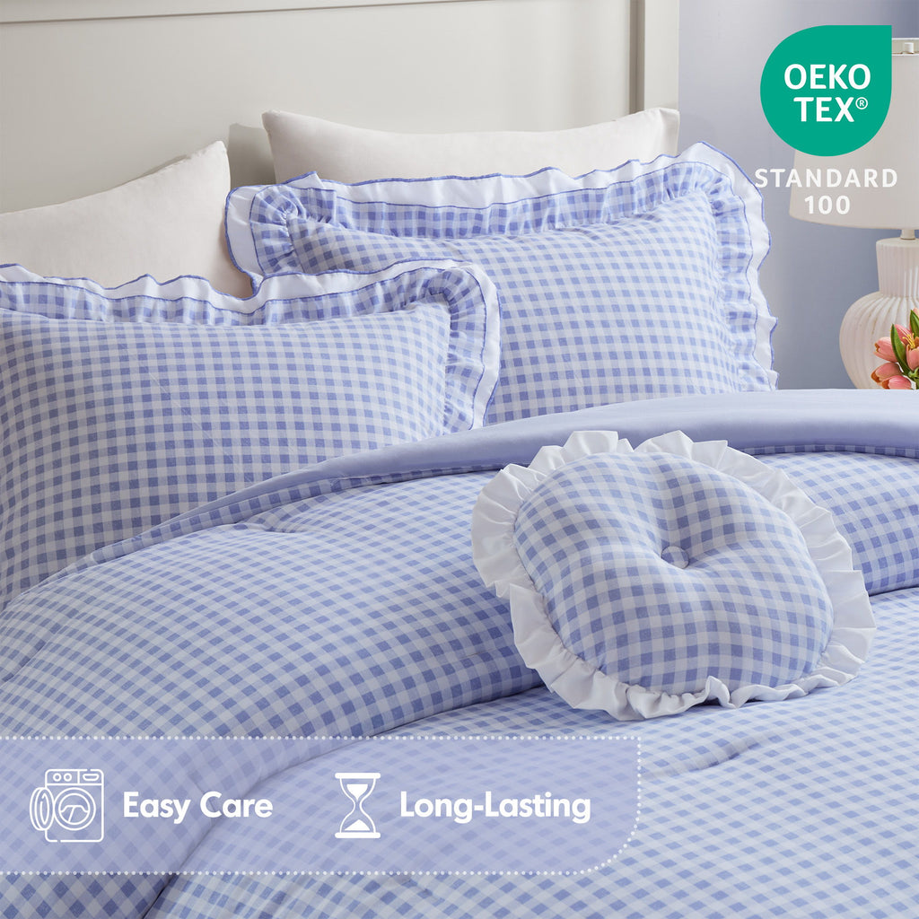 Rowena - Comforter Set - Blue