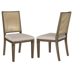 Stewart - Back Dining Side Chair (Set of 2) - Light Brown