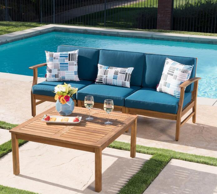 Perla - 3 Seater Sofa And Table Set