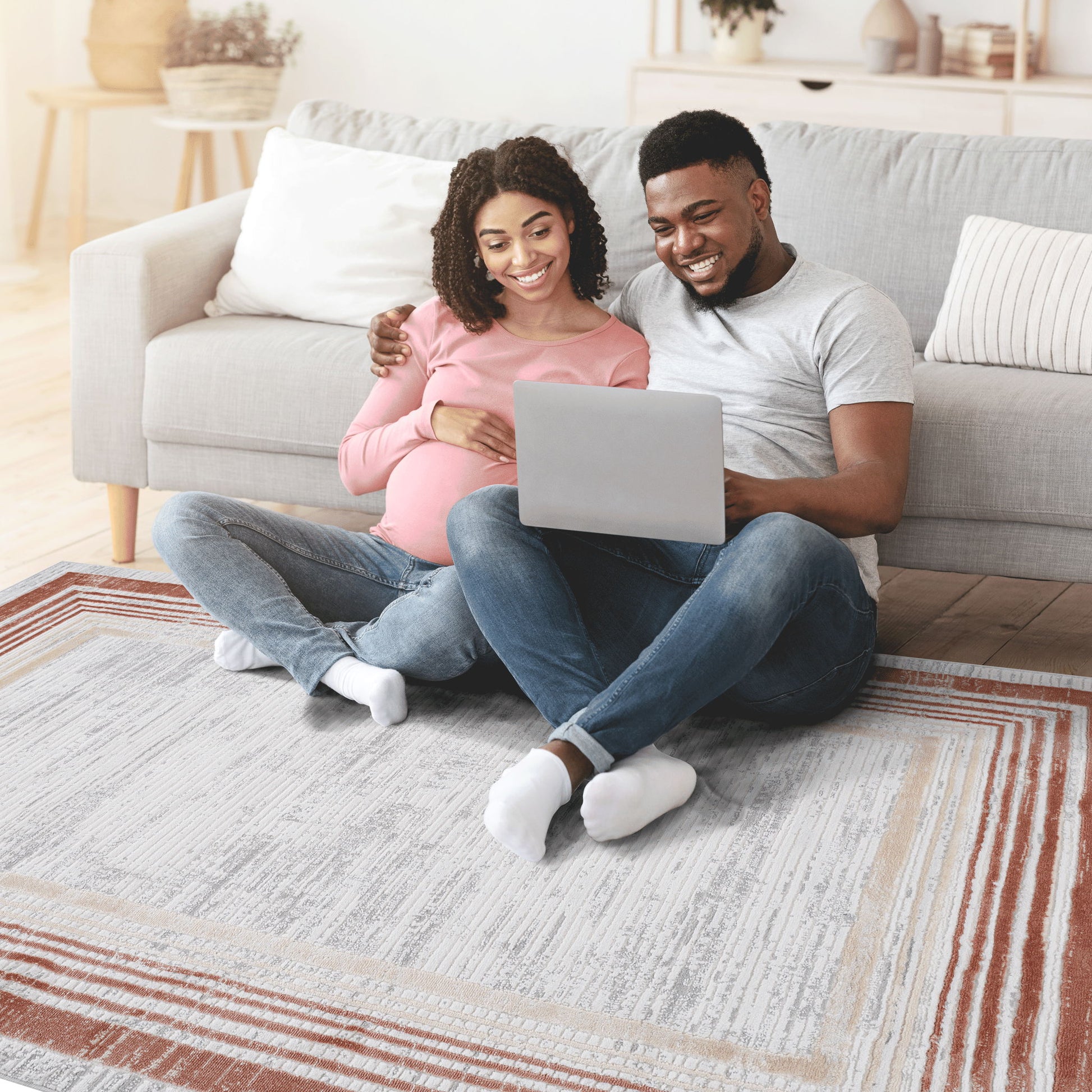 Marfi - Bordered Area Rug