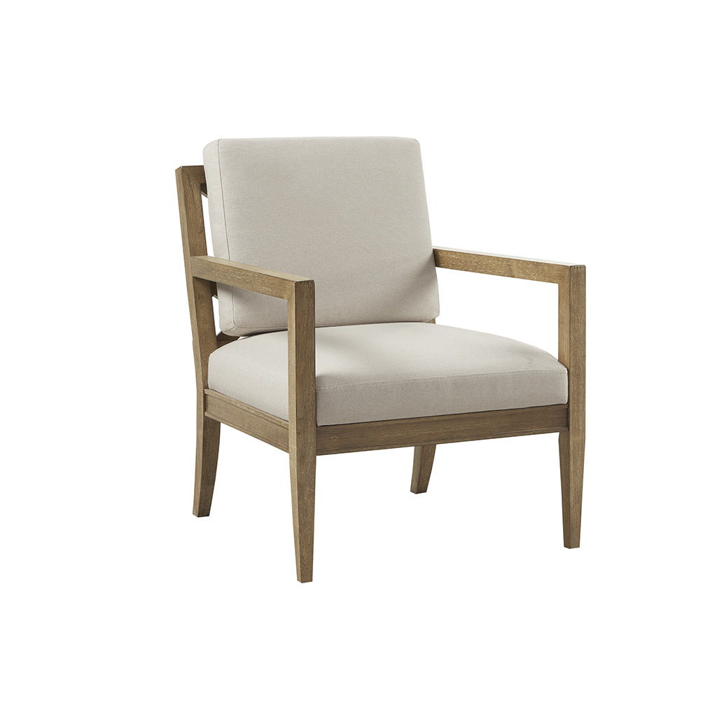 Tage - Upholstered Accent Armchair - Ivory