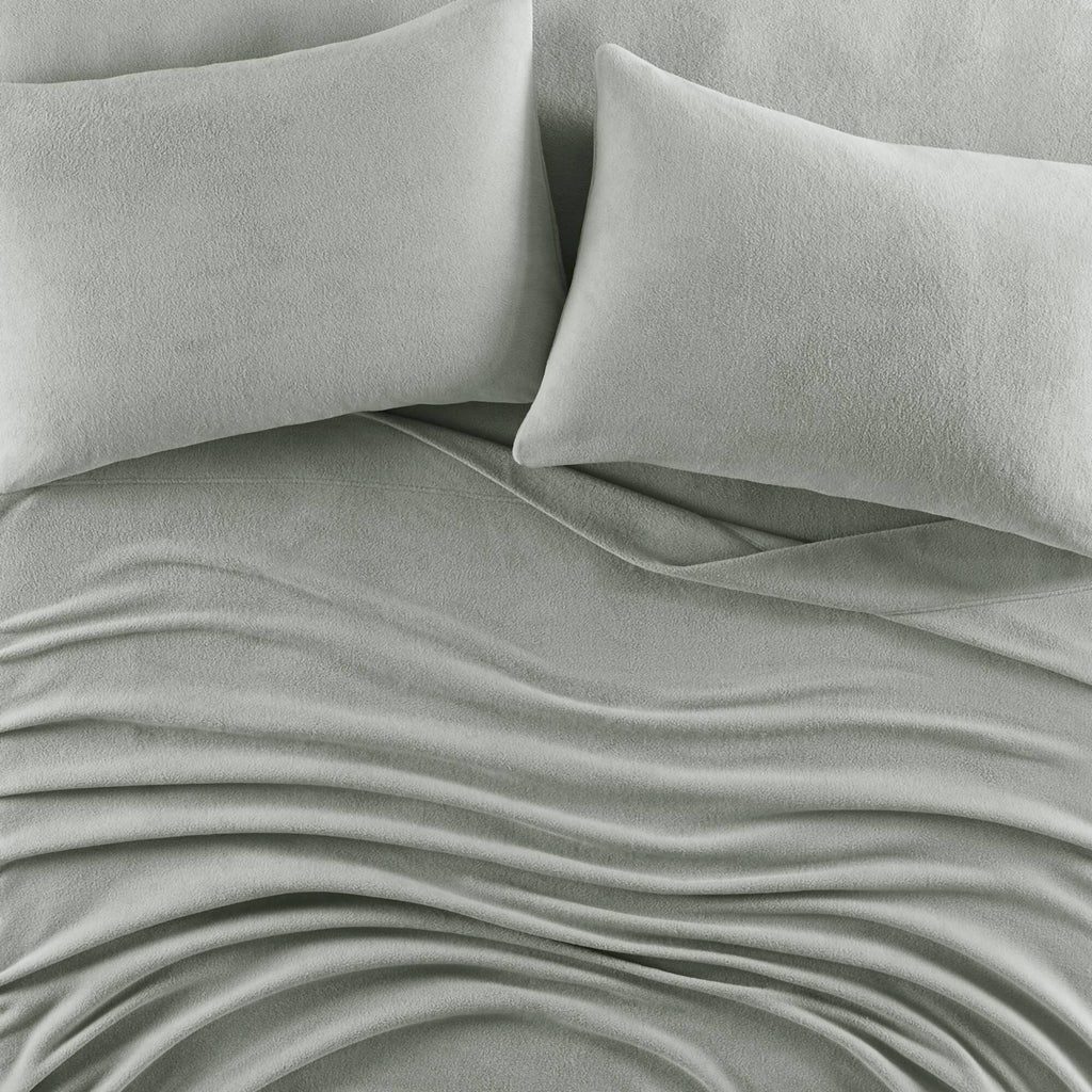 Micro Fleece - California King Sheet Set - Gray