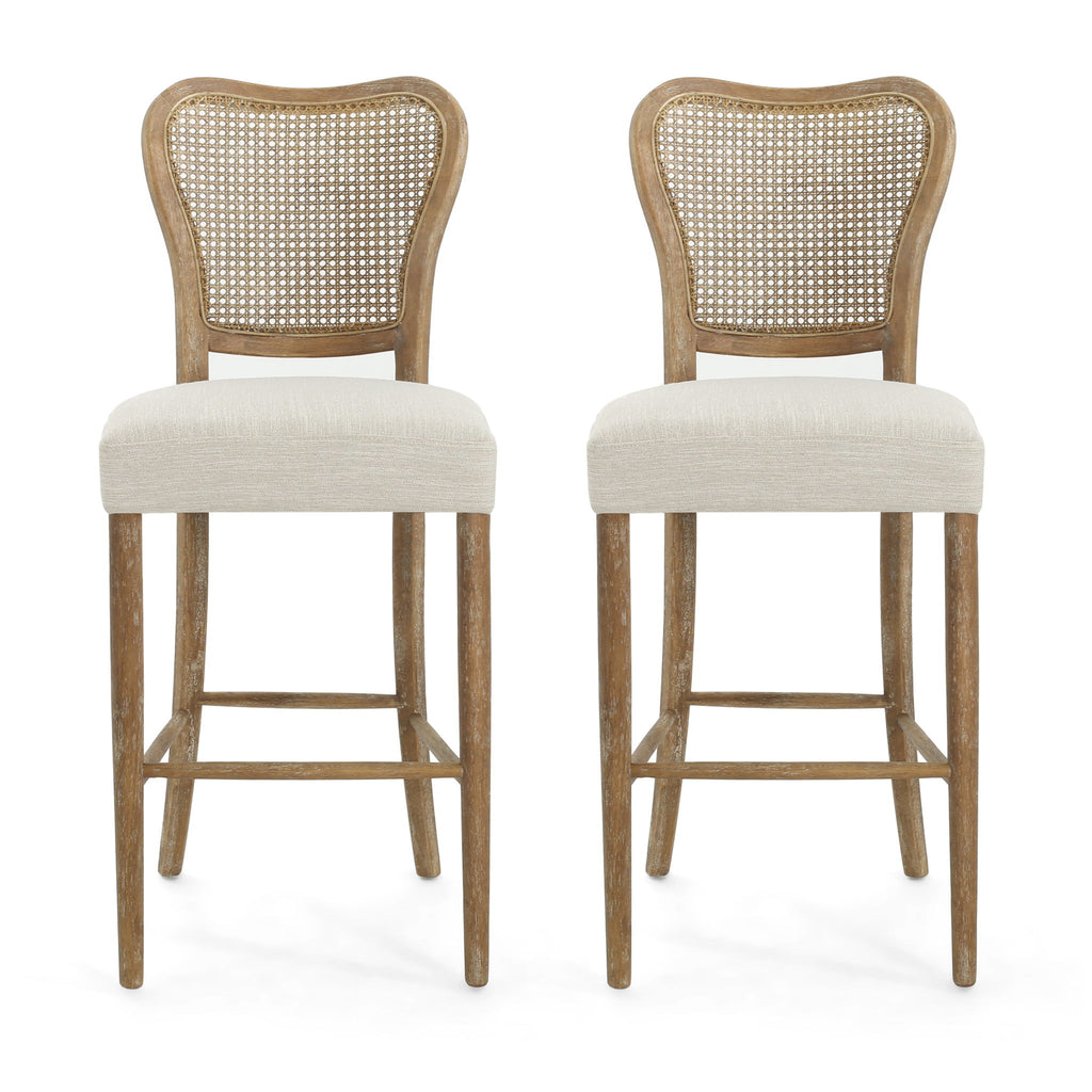 Barstool (Set of 2) - Dark Brown