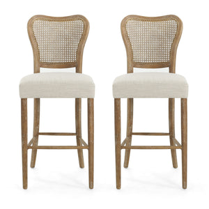 Barstool (Set of 2) - Dark Brown