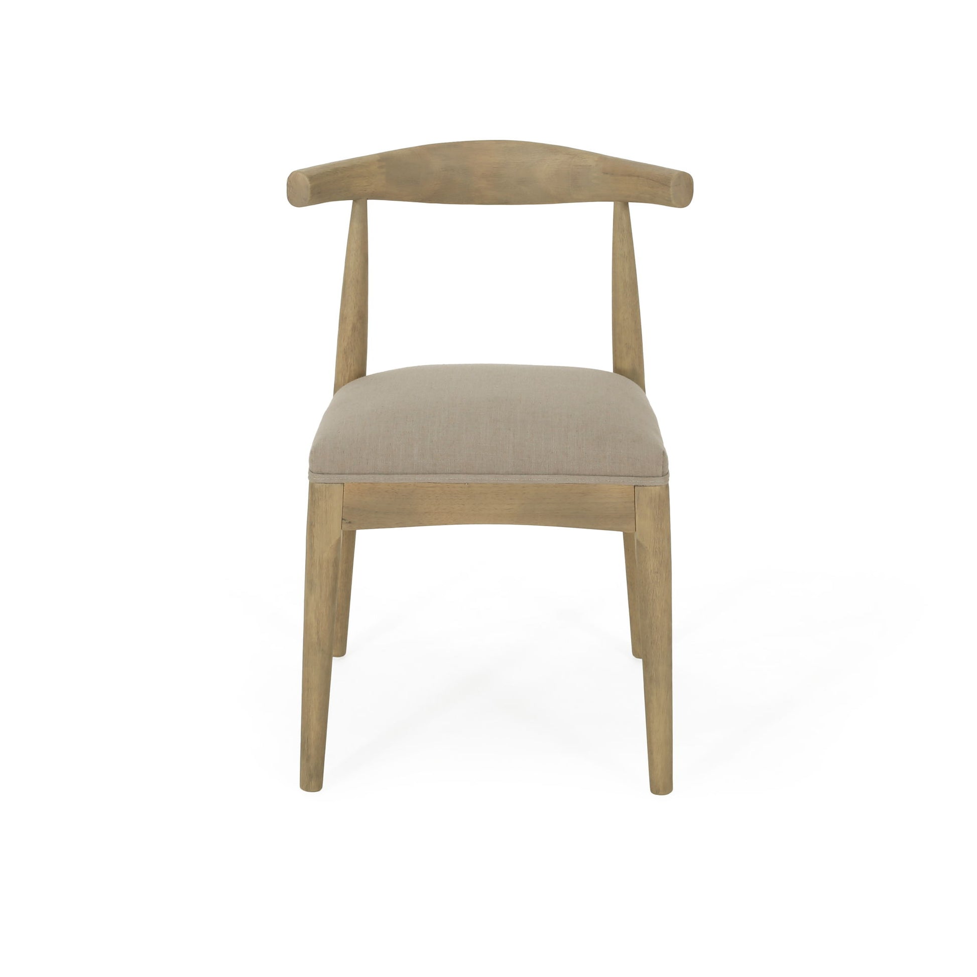 Mid Century Modern Dining Chair Set With Upholstered Seating