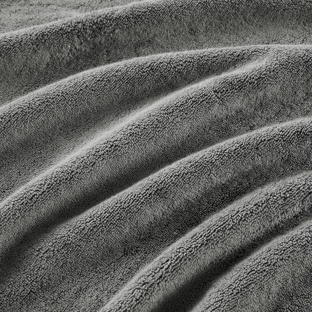 800GSM - 8 Piece Antimicrobial Towel Set - Gray