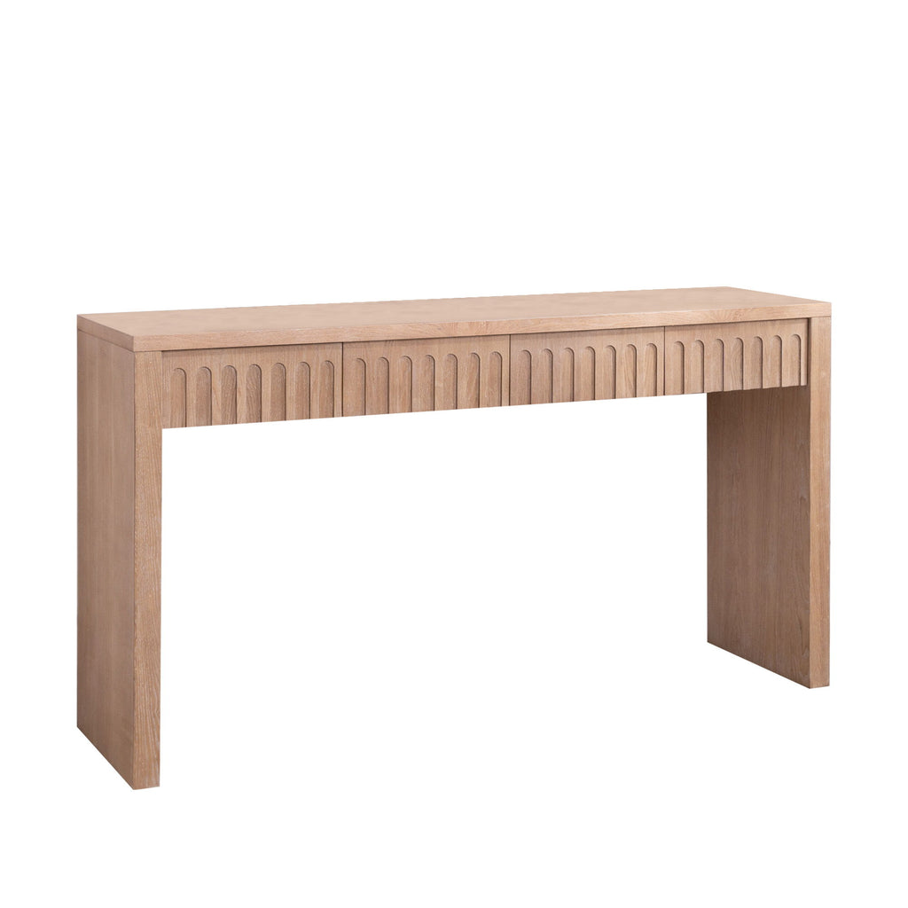 Modern Console Table With 4 Drawers, Entryway Table