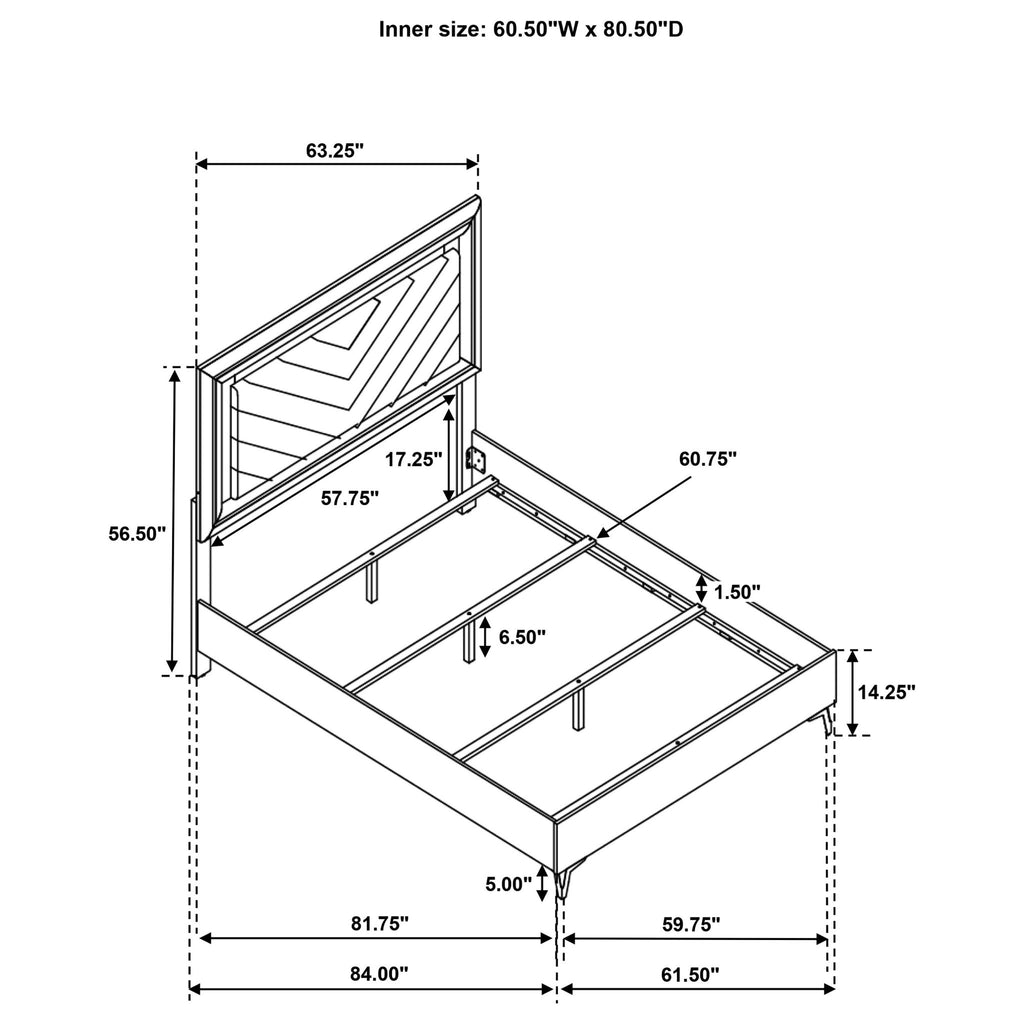 Buckley - Bedroom Set With LED Lighting