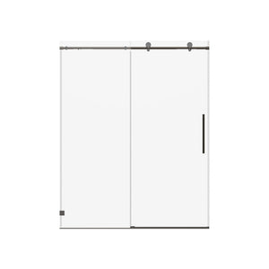 Frameless Single Sliding Soft Close Shower Doors, 5/16" Sgcc Tempered Glass